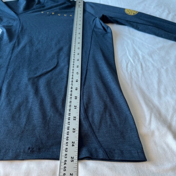 Rip Curl Womens Long Sleeve Rash Guard UPF 50+ Sun Protection Shirt Size S Navy - Picture 7 of 9